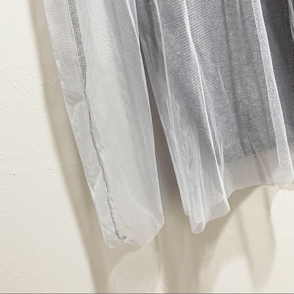 TORRID Women’s Plus Size GRAY MESH MIDI TULLE SKIRT Double Layer Size 3X - Picture 4 of 10